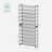 Abbi 48-60 Pair Stackable Shoe Rack,  with Adjustable Flat or Angled Shelves-80470054