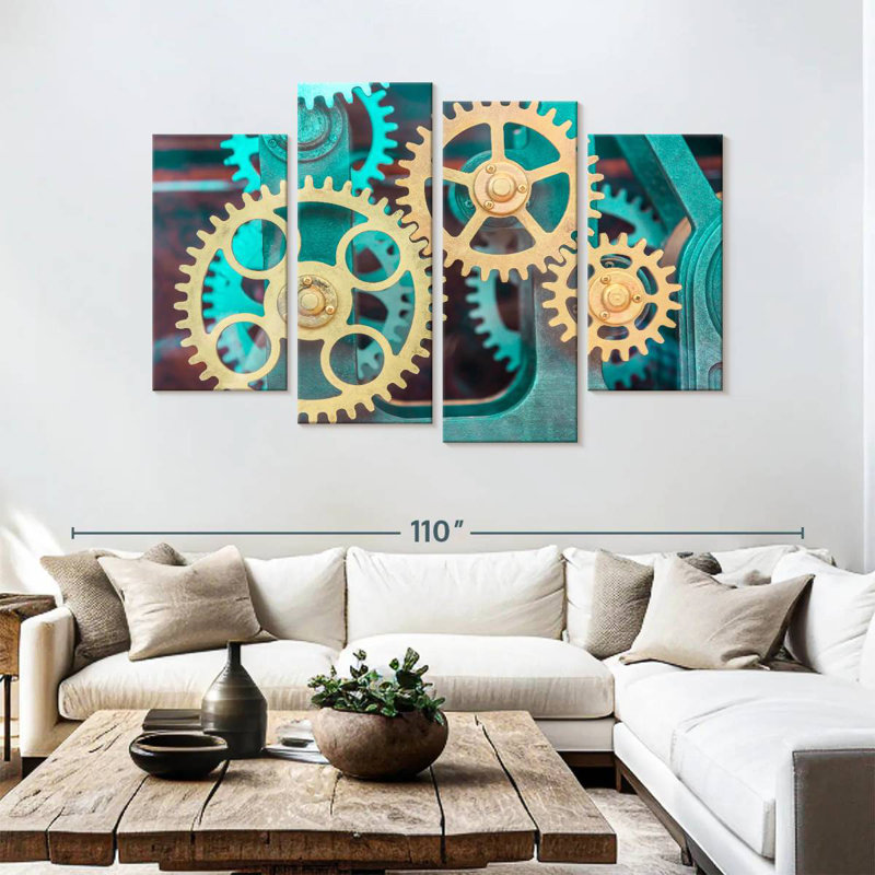Kerner Clock Gears, 54" H x 84" W