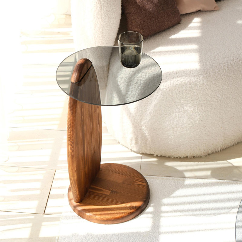 Siyan Side Table, Fume