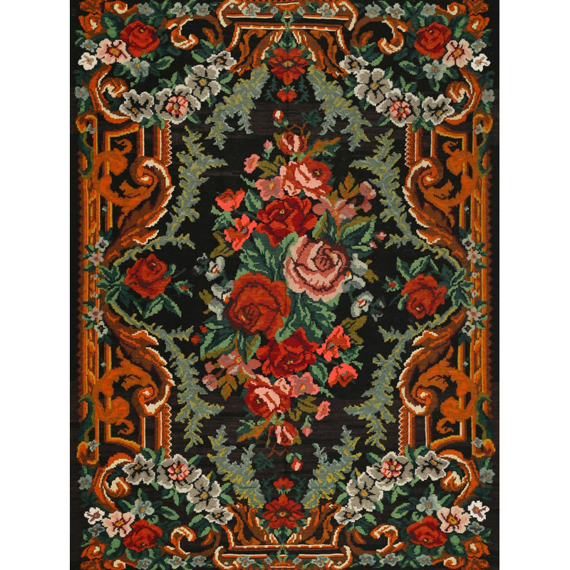 Vax Floral Indoor Rug, Rectangle 7' x 9'