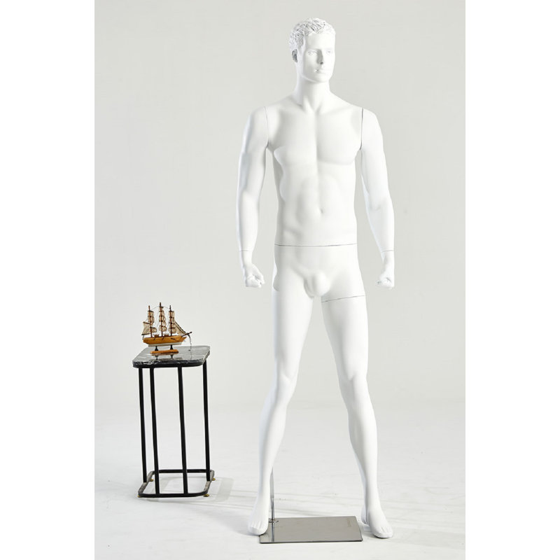 Heraclio People Statue, White