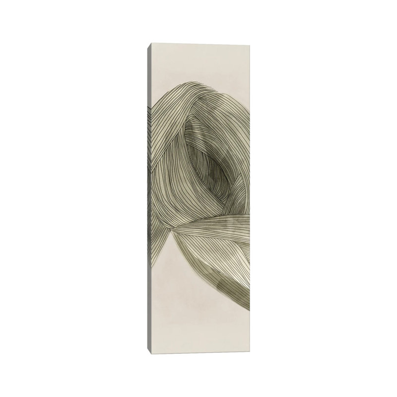 Linear Sage Pathways I by Isabelle Z - Panoramic Gallery-Wrapped Canvas Giclée on Canvas, Does Not Apply