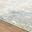 Tapis bleu / ivoire / brun Kingsbury-57886128
