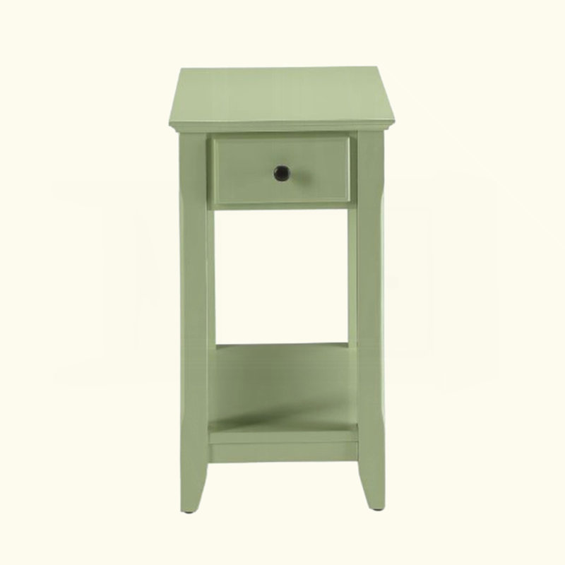 Plateau rectangulaire en bois avec un tiroir