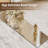 LED Full Length Wall Mirror With Symmetrical Arch Design, 3-Color Dimmable Lighting