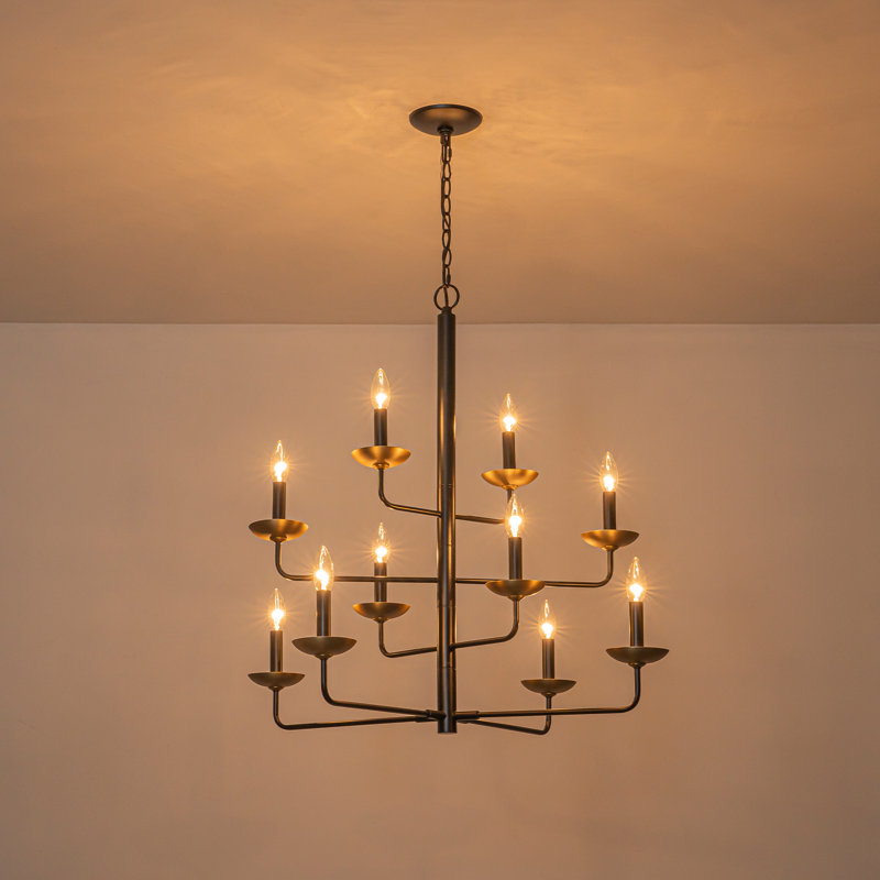 Lustre 10 lumières Modern Farmhouse