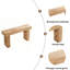 Console élégante, table d'appoint en bois-2069390843