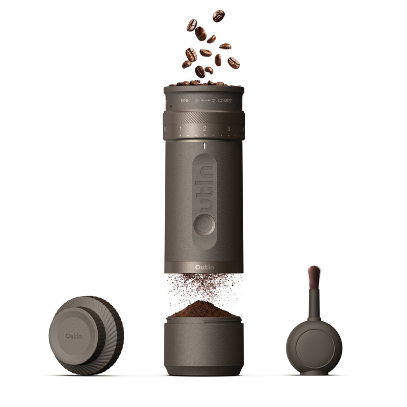 OutIn Fino Coffee Grinder, Brown