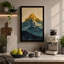 Mountain at Sunrise Minimalist - Wrapped Canvas-1378433955-1378433877