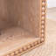Table basse rustique à bords perlés rustiques - 47,6 po avec tablette de rangement ouverte, style campagne moderne