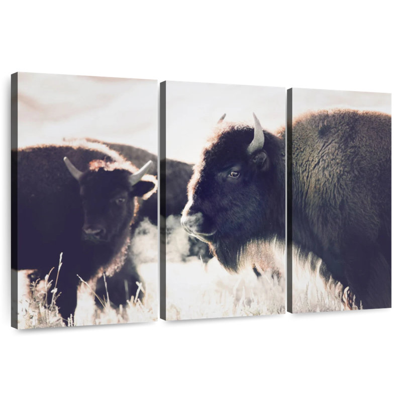 Brampt Buffalo Pasture, 42" H x 65" W