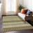 Washable Abstract Indoor / Outdoor Rug-109575609