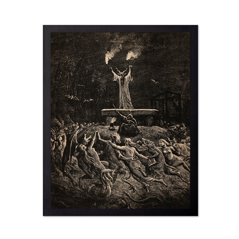 Sorcières dansant un sabbat, Unframed, Poster, 16"H x 20"W