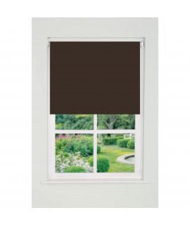 Semi Sheer Roller Shade, Dark Brown, 100cm W x 165cm L