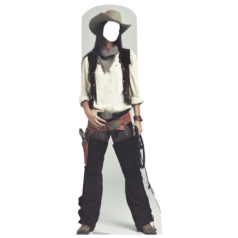 Wild West Cowgirl Life-Size Cardboard Standup