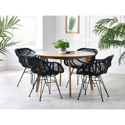 Trisha 4 - Person Dining Set