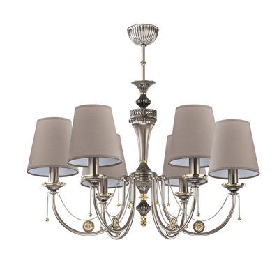 Lustre DORATO ZW-6 Galvanisation N / A Nickel mat + abat-jour