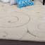 Tapis crème à motif abstrait Allaire-32701700