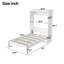 Lit escamotable simple, peut être plié dans une armoire, blanc-1042319309-1042319310