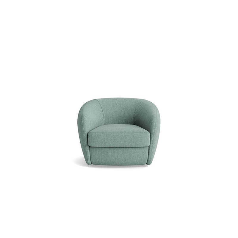 Elaine Swivel Chair, Performance Weave - Spa