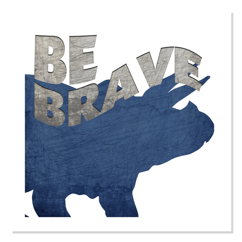 «Rolled Be Brave», impression sur papier, H 31 po x l 31 po x P 1 po