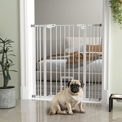 Pressure Mounted Pet Gate With Door