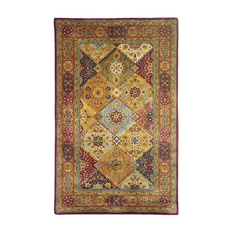 Evie New Zealand Wool Geometric Rug, Rectangle 4' x 6'