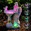 Statue ange et piscine