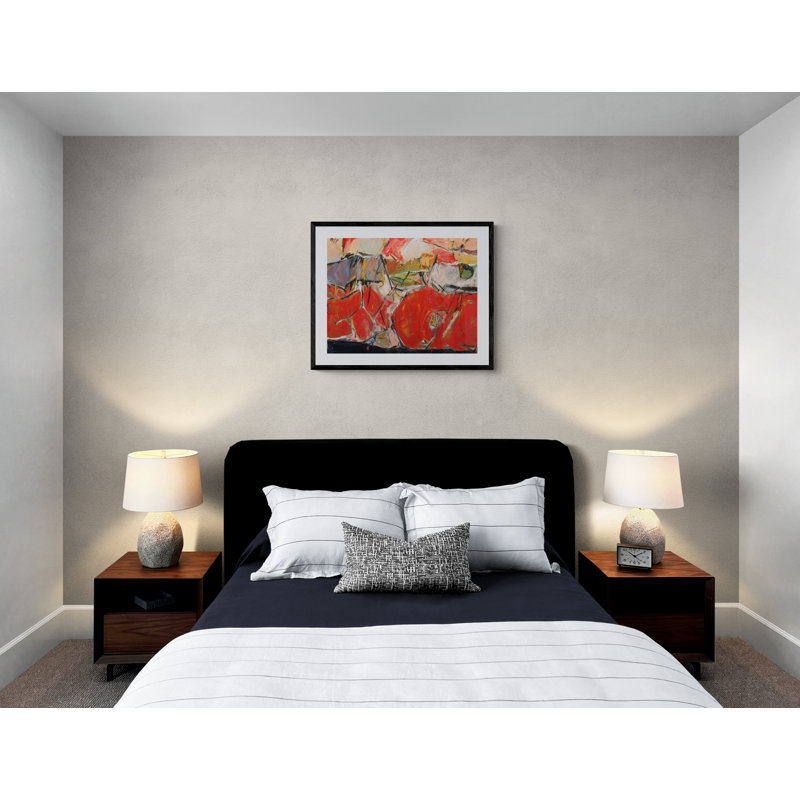 Flanders Field 1915 Print by William Oconnor, 25.25" H x 31.25" W, Black Framed Paper