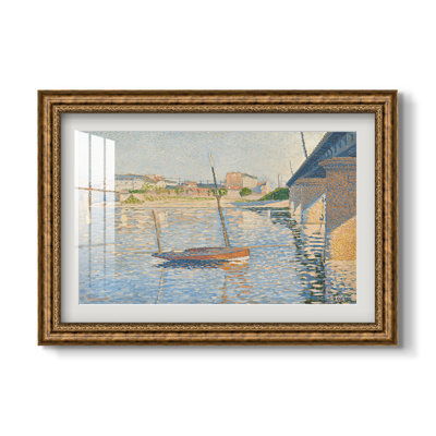 Le Clipper, Asnières, 1887-Paul Signac-Impression encadrée personnalisée