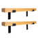 Emerald Lee 2 Piece Oak Bracket Shelf