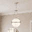 Luminaire suspendu 1 lumière Romo en chrome-1876406556
