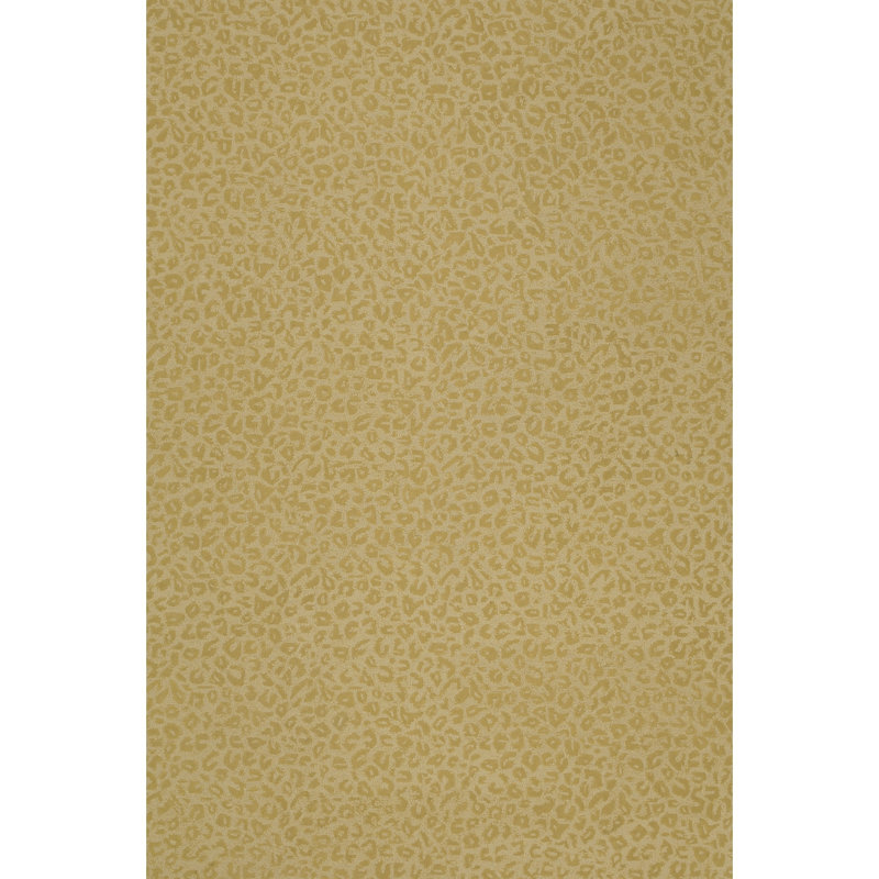 Leopardess Straw Hand-Tufted Responsible Wool Rug, Rectangle 6' x 9'