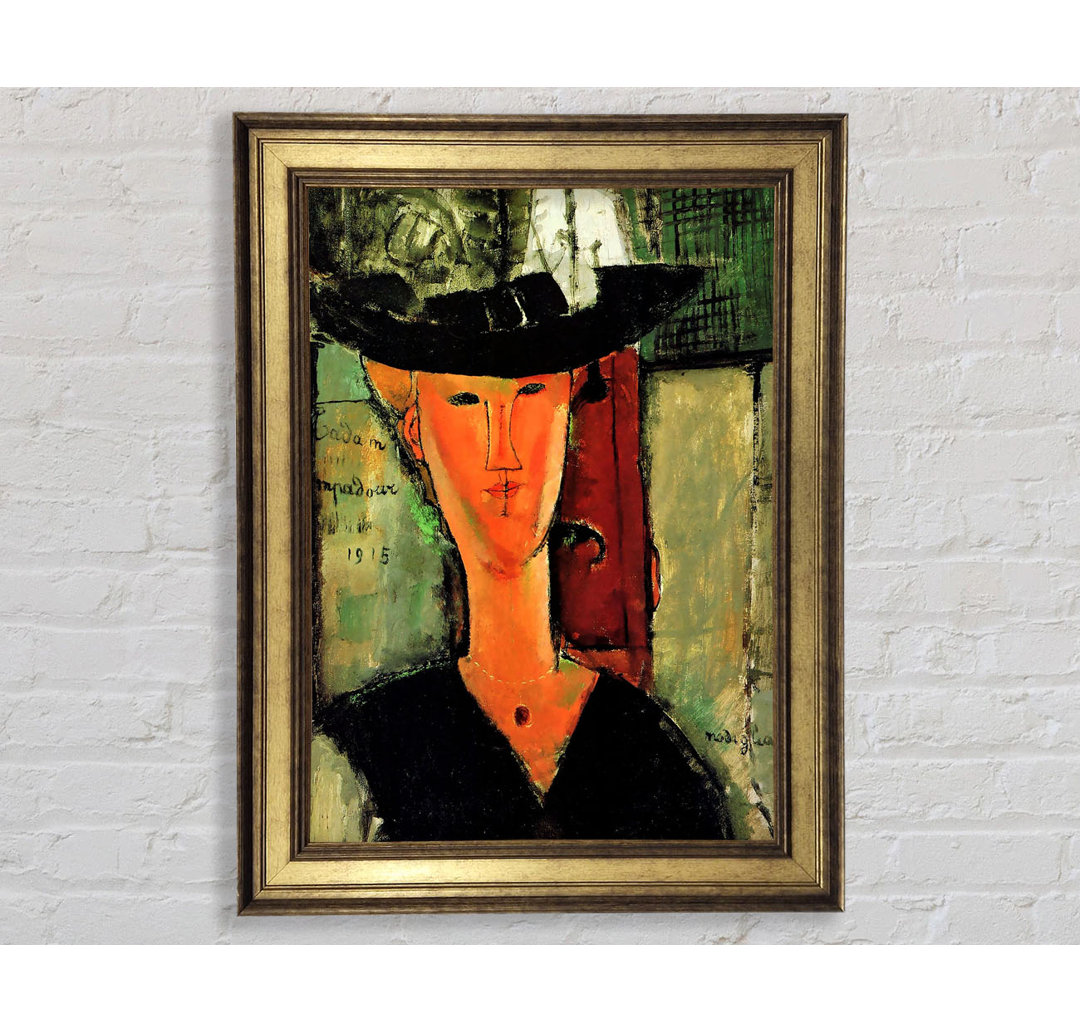 Modigliani Madame Pompadour - Einzelner Bilderrahmen Kunstdrucke