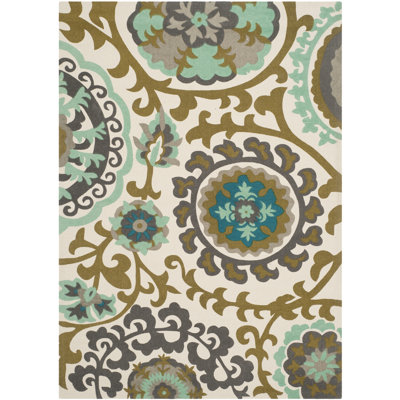 Veropeso Hand Loomed Cotton Abstract Rug