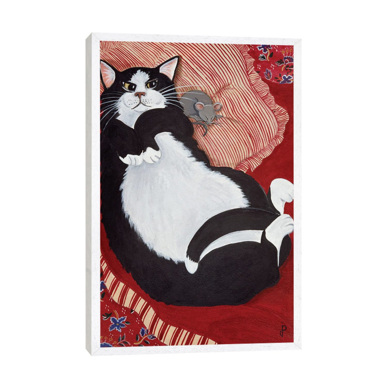 Not A Creature Was Stirring by Jan Panico - Print on Canvas, 66.04 cm H x 45.72 cm W, White Framed