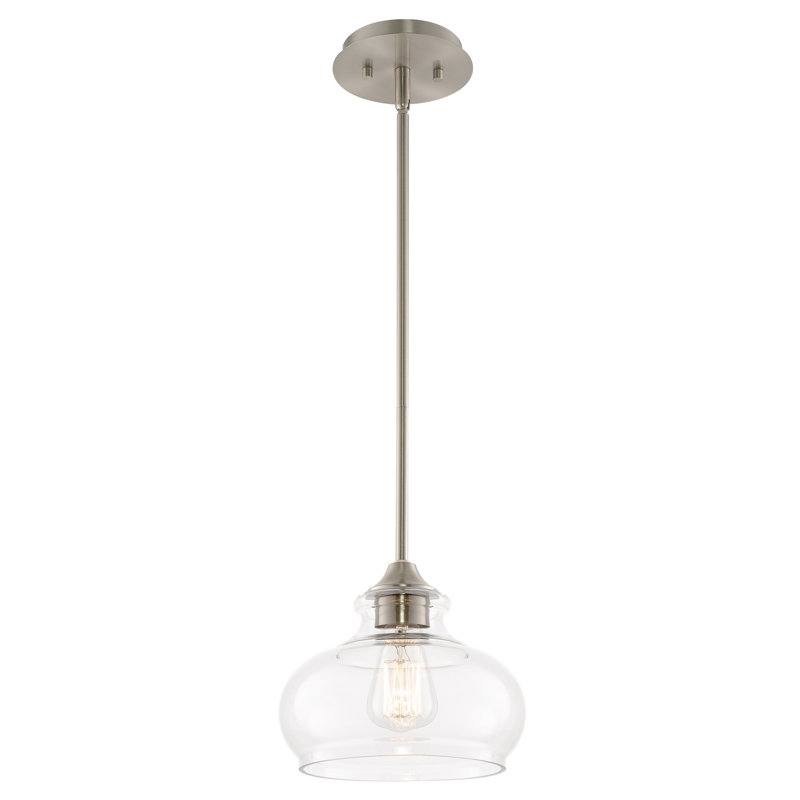 Luminaire suspendu en forme de cloche à 1 lumière Defazio