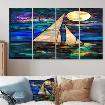 Amarri - Boat Wall Art Decor Set 4 Piece