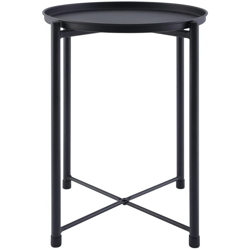 Table basse à 4 pieds CALENDRA, Noir
