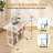 Desk Adjustable Height,Small Computer Desk For Small Spaces,Study Student Writing Table For Bedroom-1450531968