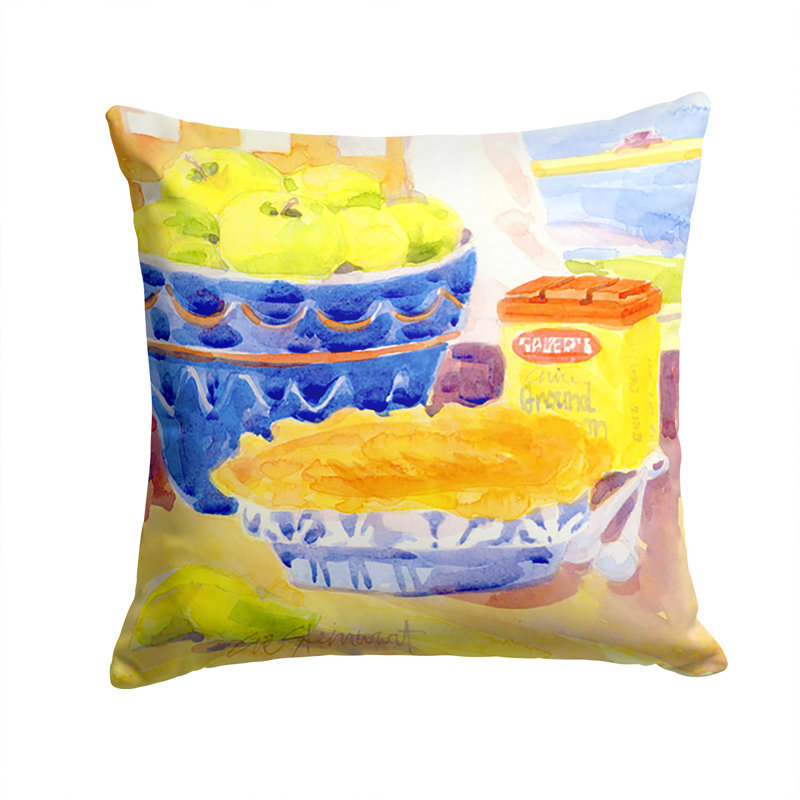 Coussins décoratifs d’intérieur/d’extérieur à secteurs de pomme vert