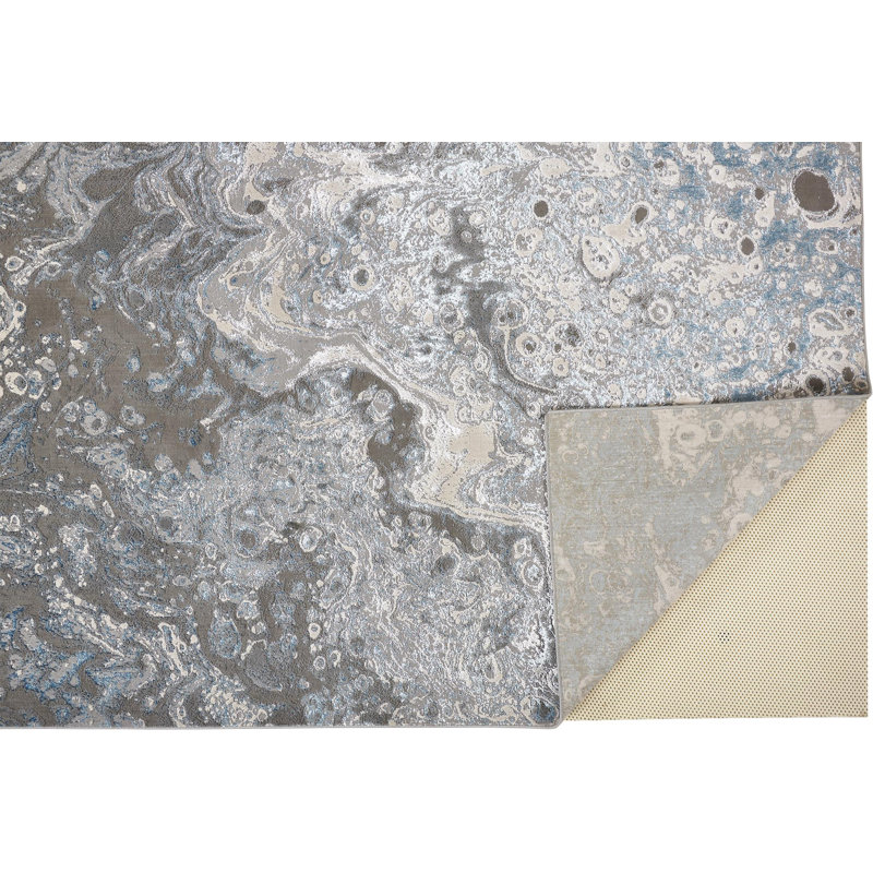 Slaton Performance Abstract Indoor Rug, Rectangle 10' x 13'2"