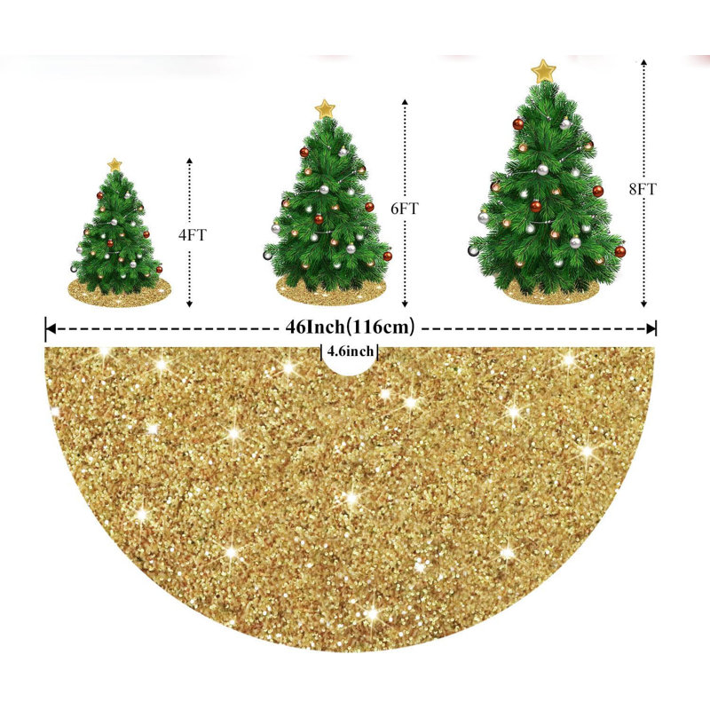 Tree Skirt, Gold