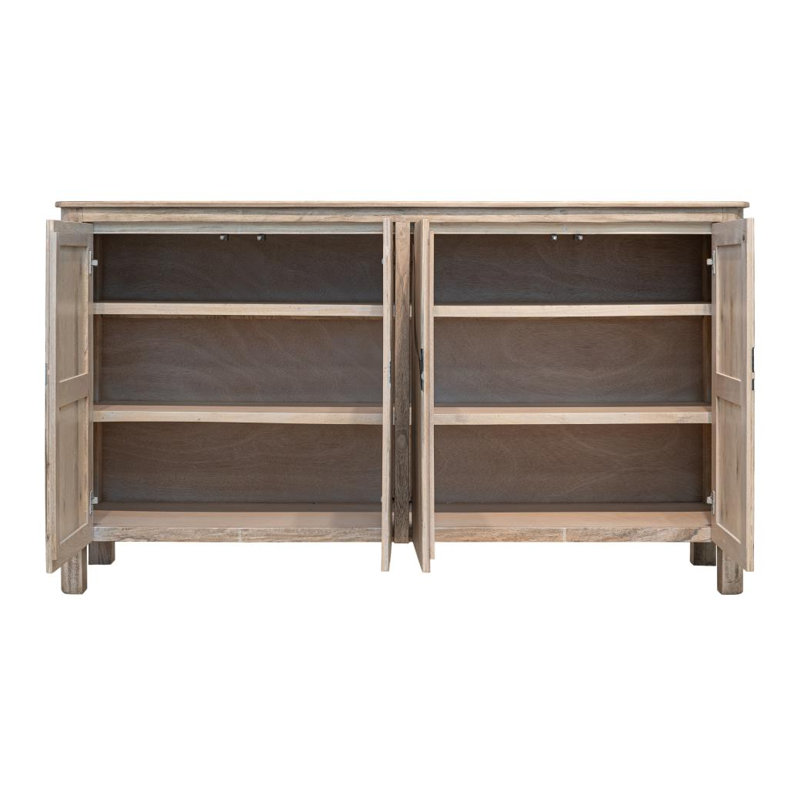 Console 4 portes Halo, Blanc