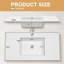 Freestanding Standard Combined Vanity Unit Bathroom Vanity With Engineered Marble Top