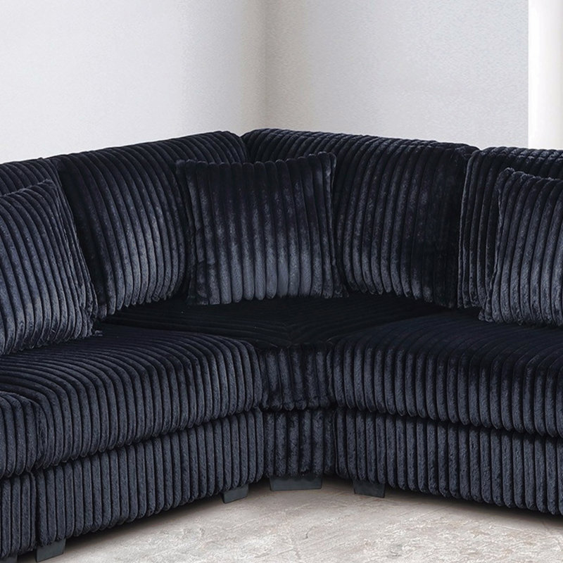 Ensemble de canapé modulaire de style contemporain 6 pièces Canapé