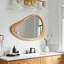 Miroir mural en bois