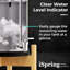  Robinet en verre iSpring Sight avec vue dégagée, compatible avec le système de filtration d'eau par gravité Berkey® et Waterdrop®, matériau de qualité alimentaire en acier inoxydable