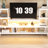 Full Size Metal Loft Bed With Tv Cabinet & Hanging Wardrobe - White Fashion Cabinet, Stairs Perfection