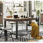 Lafabrica Extendable Metal Base Dining Table